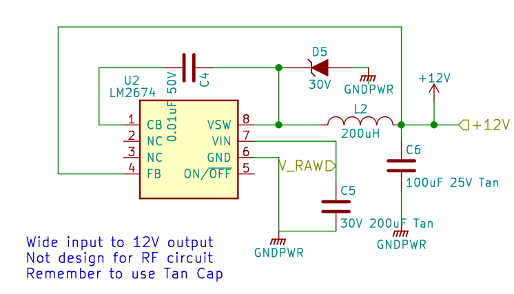 12V rail design