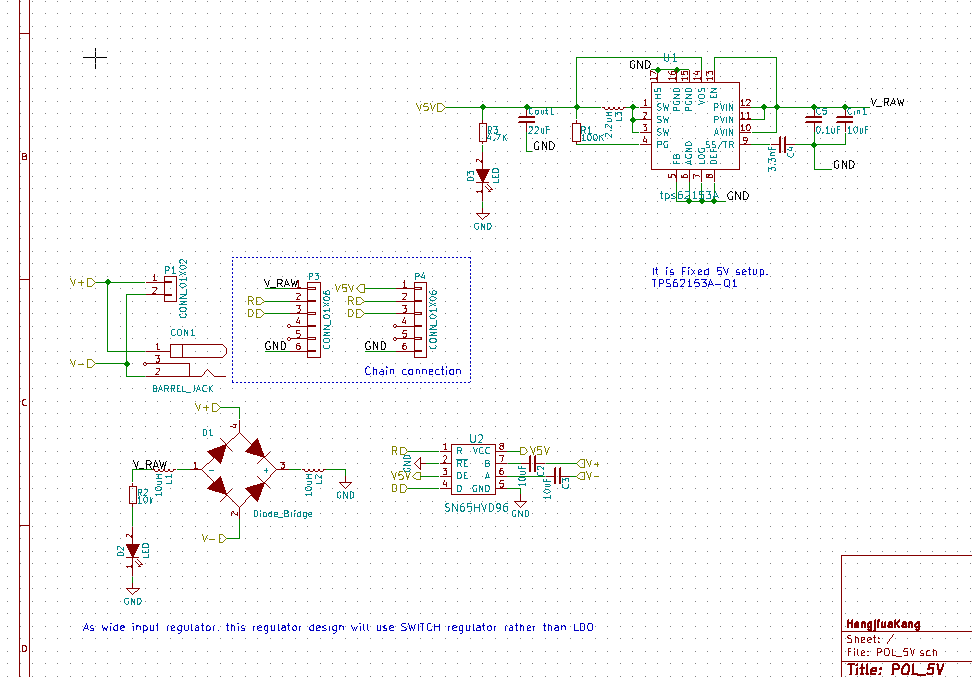 5V rail design