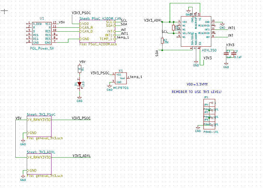 Vibration tester version 1 schematic